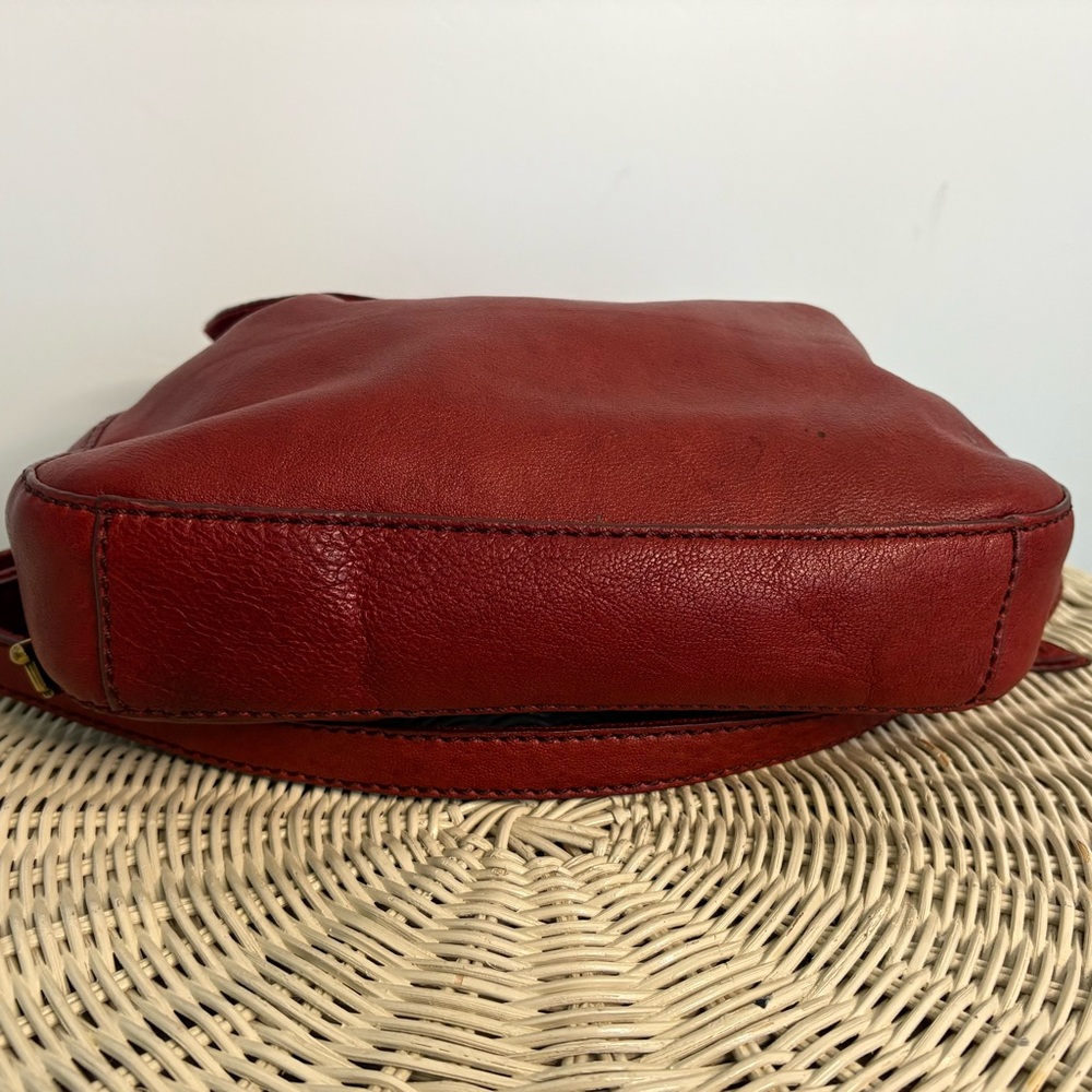 Fossil Rust/Burgundy Crossbody Bag - Picture 4 of 10